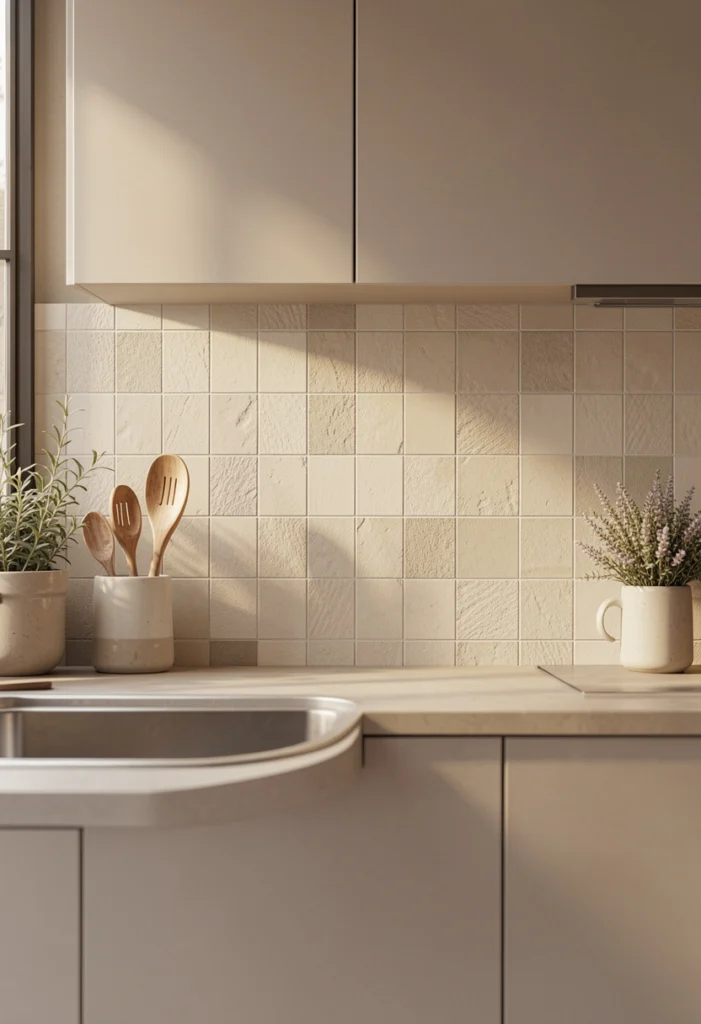 Textured Backsplash
