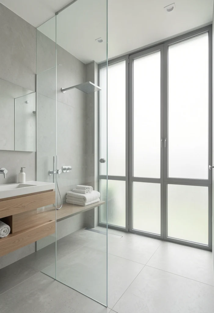 . Add Frameless Glass Showers