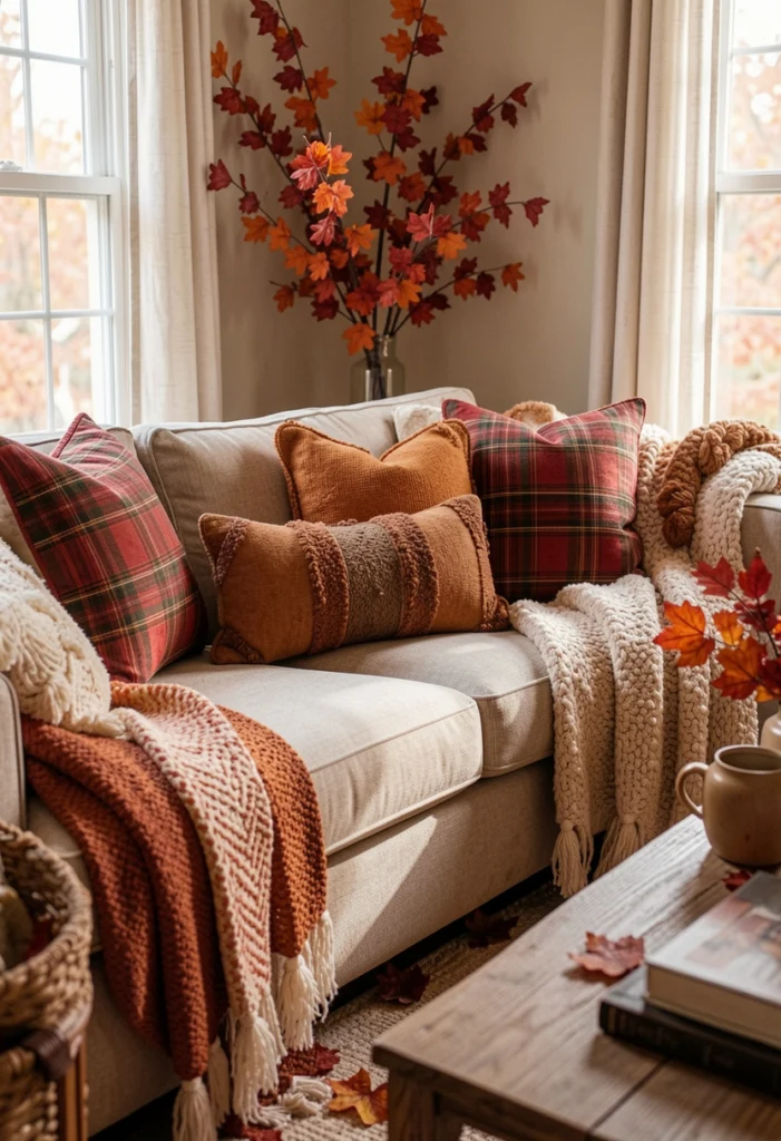 Decorate with Throw Pillows