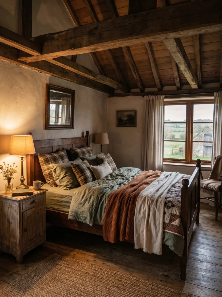 Rustic Farmhouse Earth Bedroom