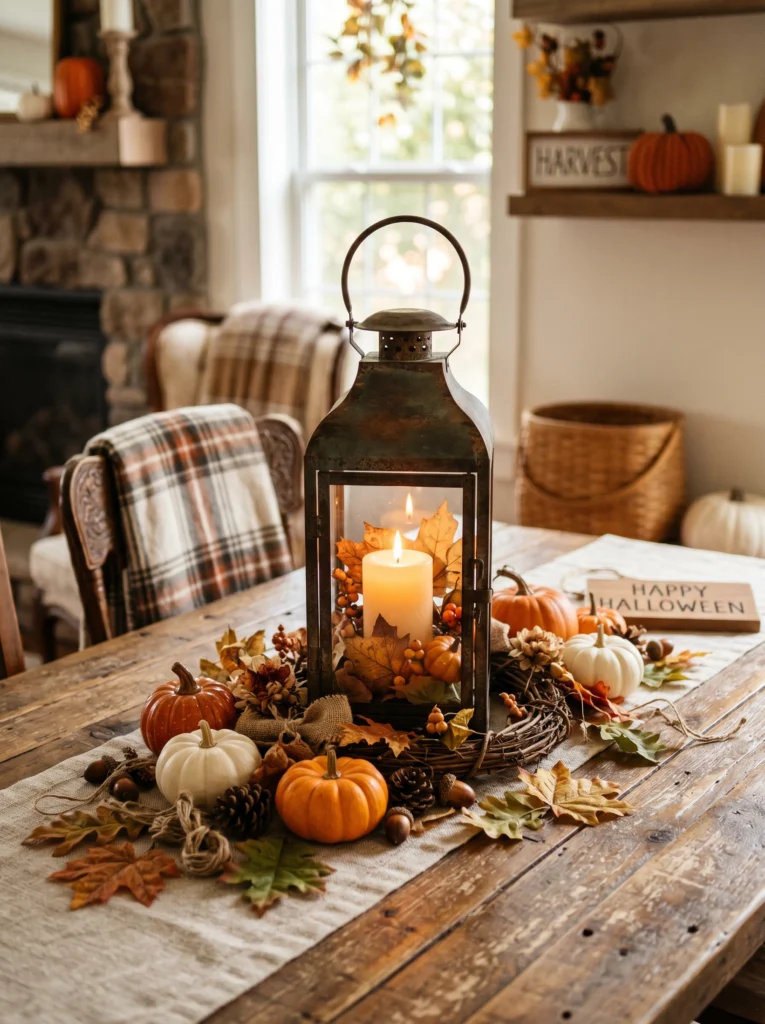 Rustic Lantern Display