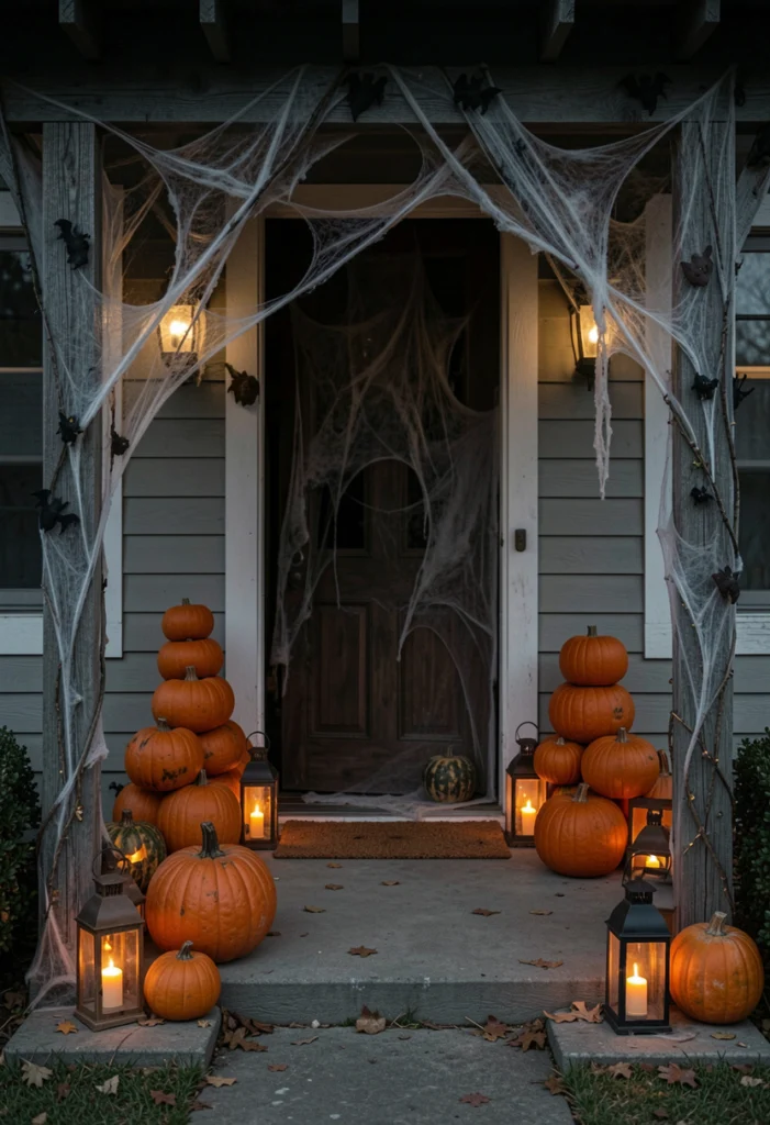 Rustic Spider Web Entry Frame