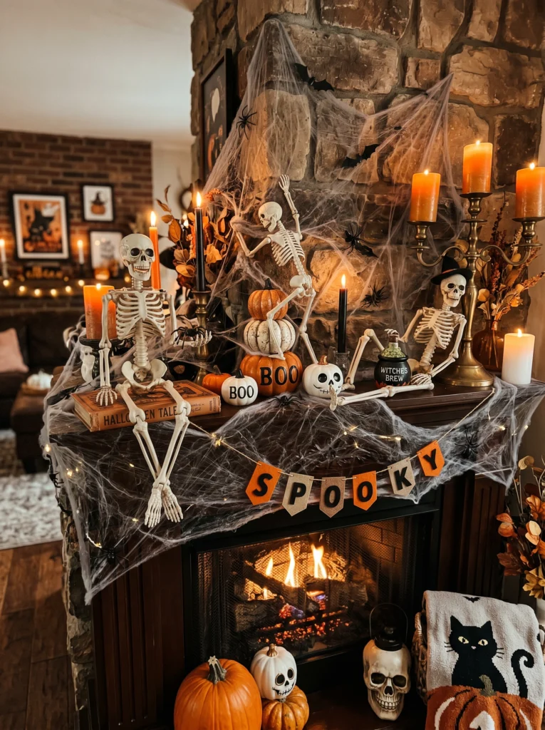 Skeleton Showcase Mantle