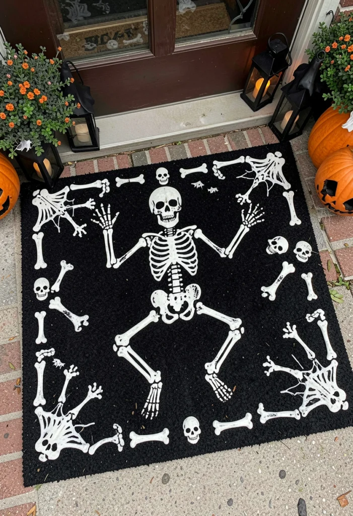 Skeleton Welcome Mat