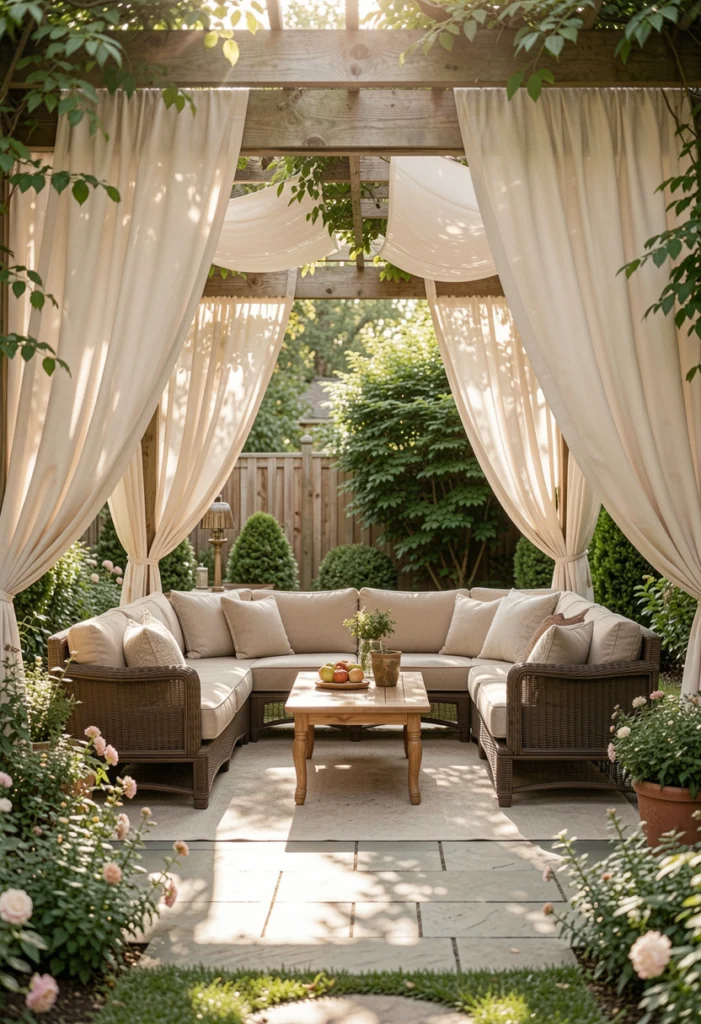 Use Outdoor Curtains for Extra Protection