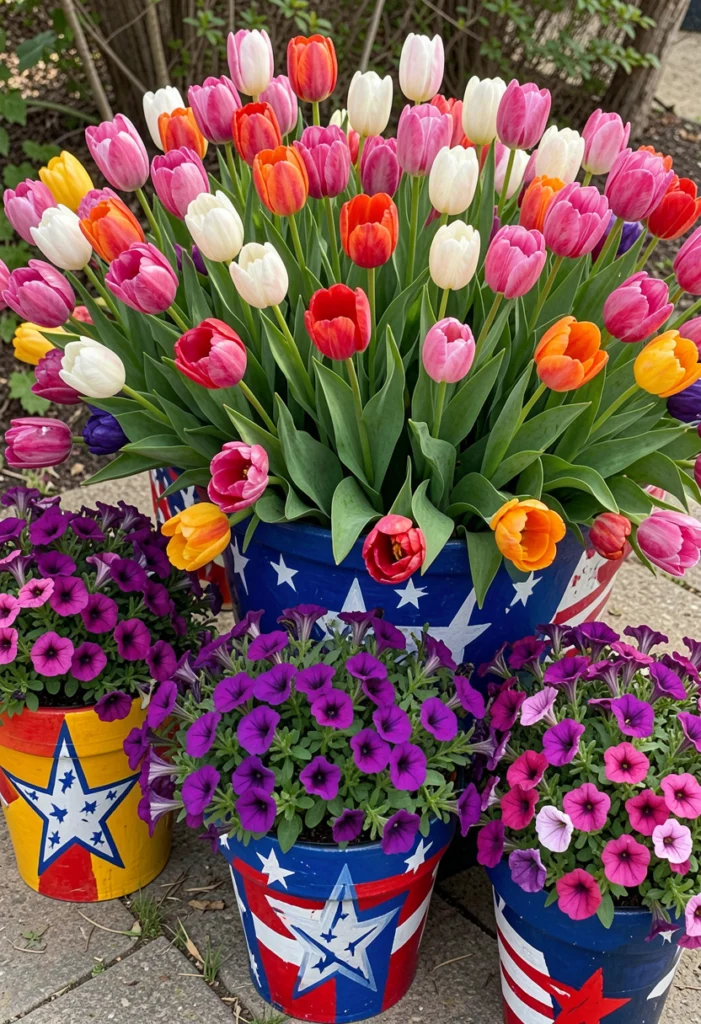  DIY Painted Flower Pots