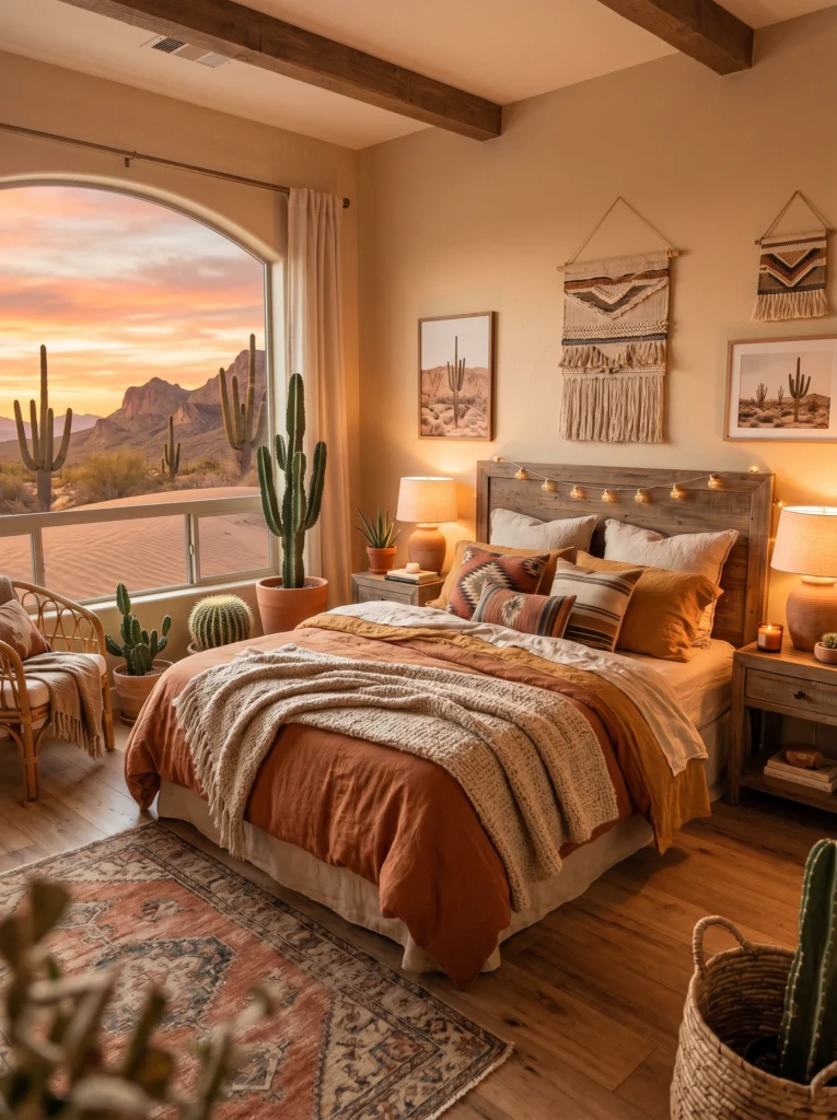  Desert Sunset Inspired Bedroom