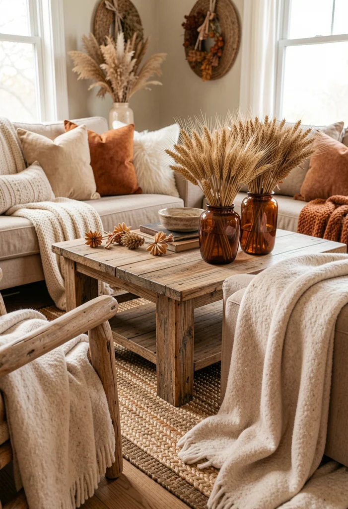 Incorporate Wooden and Rustic Accents