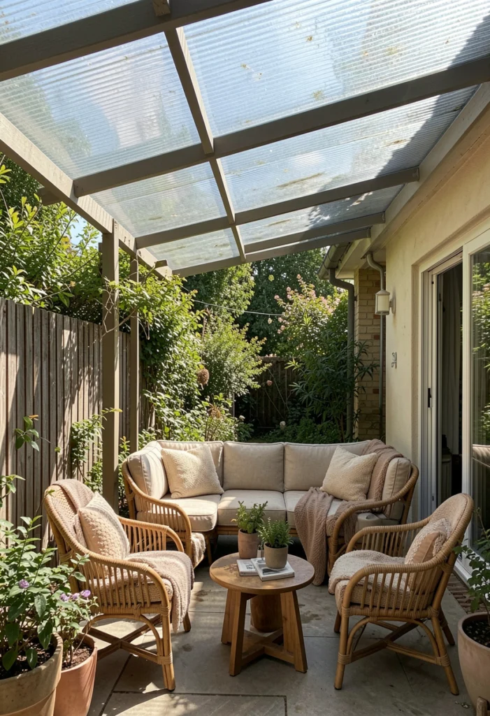 Install UV-Protective Polycarbonate Panels