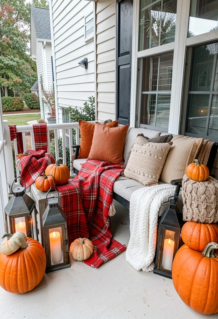 Plaid Blanket Accents