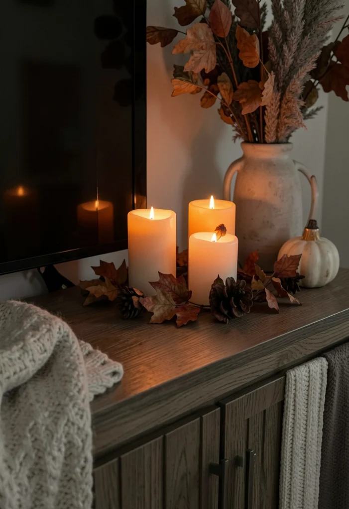 Use Candles for a Cozy Glow