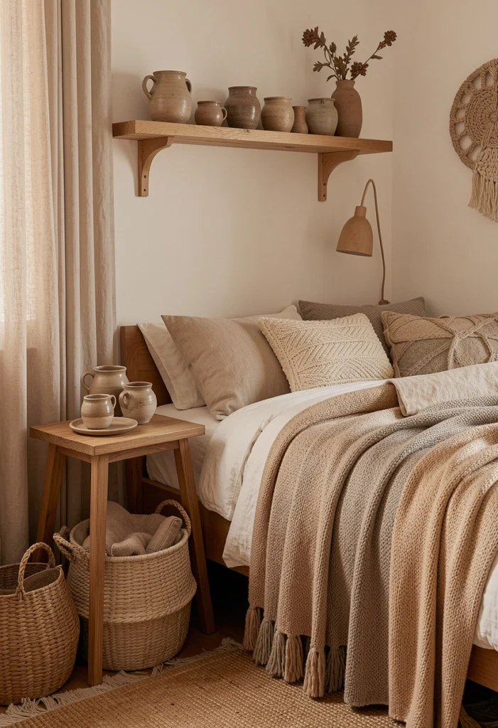 . Use Wooden and Handmade Decor