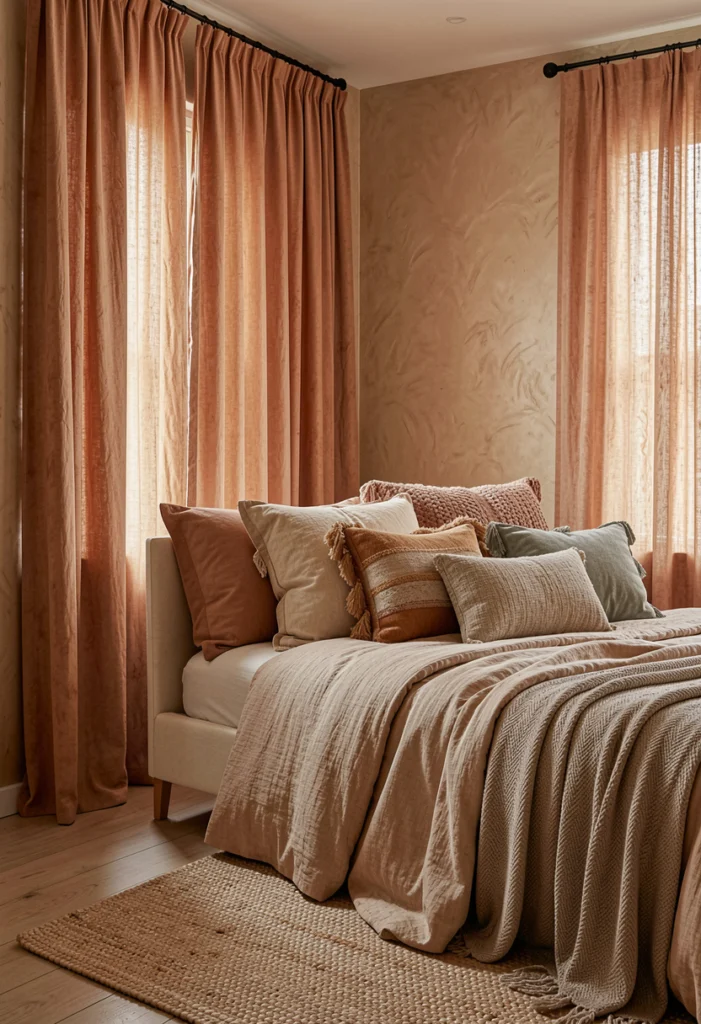 Add Curtains in Heavier Fabrics