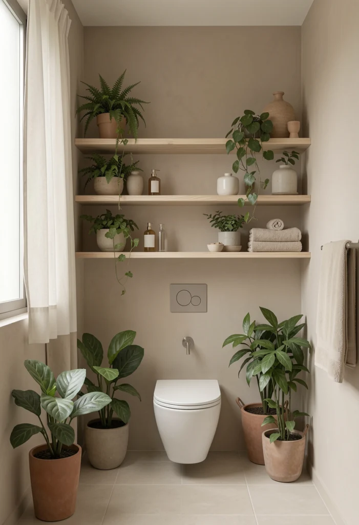 Organic Minimalism with Greenery