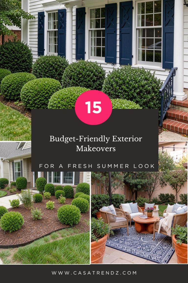 Budget-Friendly Exterior Makeovers