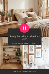 _Earthy Dorm Room Ideas for a Cozy,