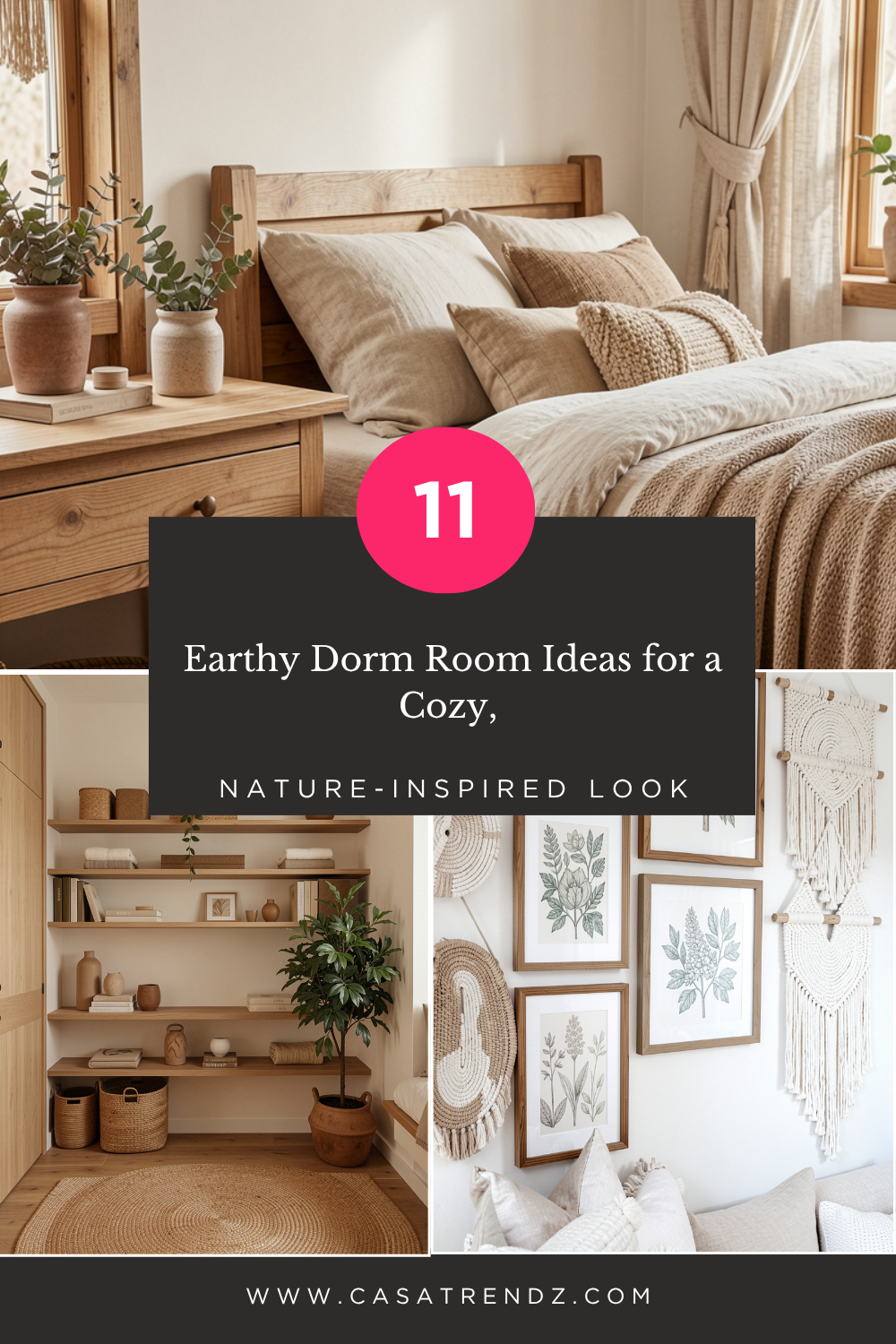 _Earthy Dorm Room Ideas for a Cozy,
