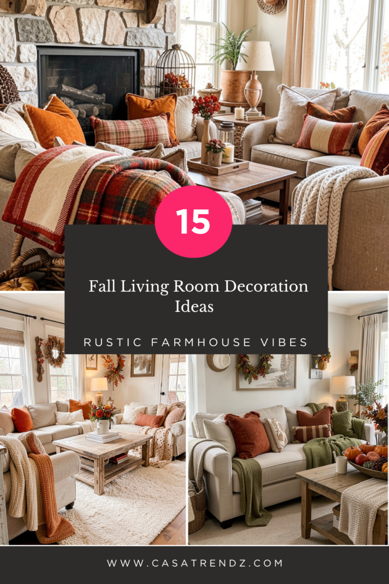 _Fall Living Room Decoration Ideas