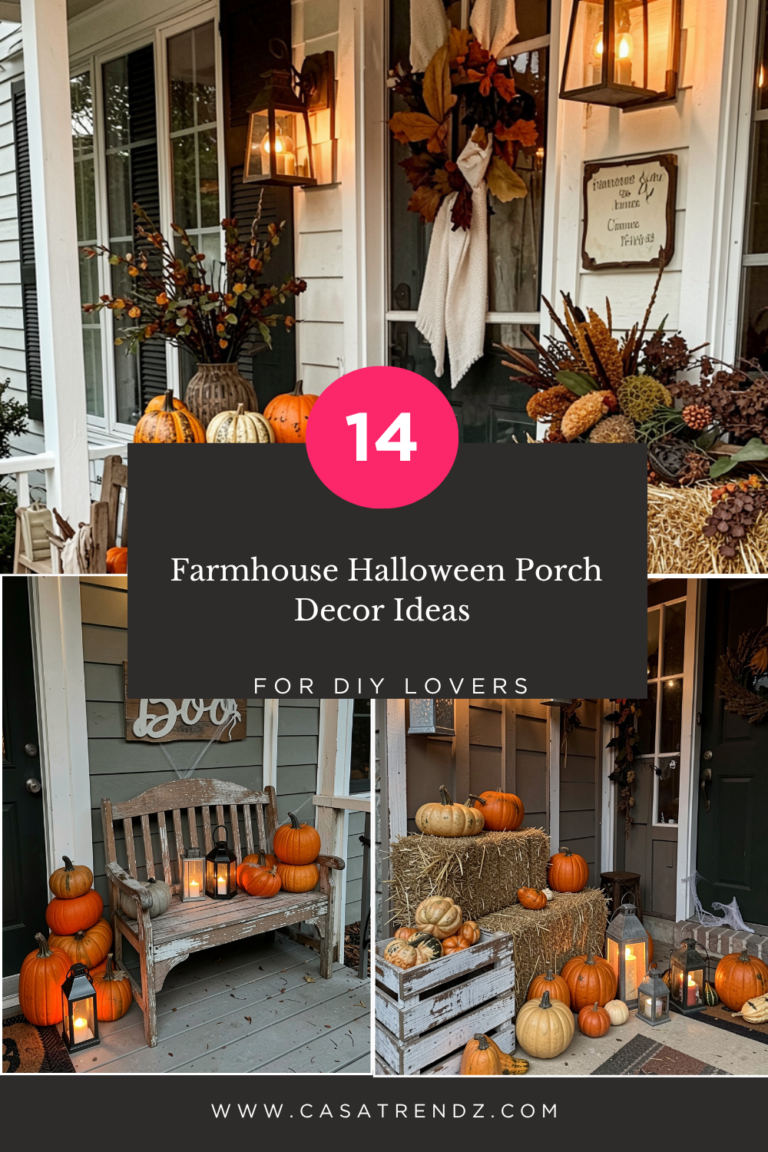 Farmhouse Halloween Porch Decor Ideas